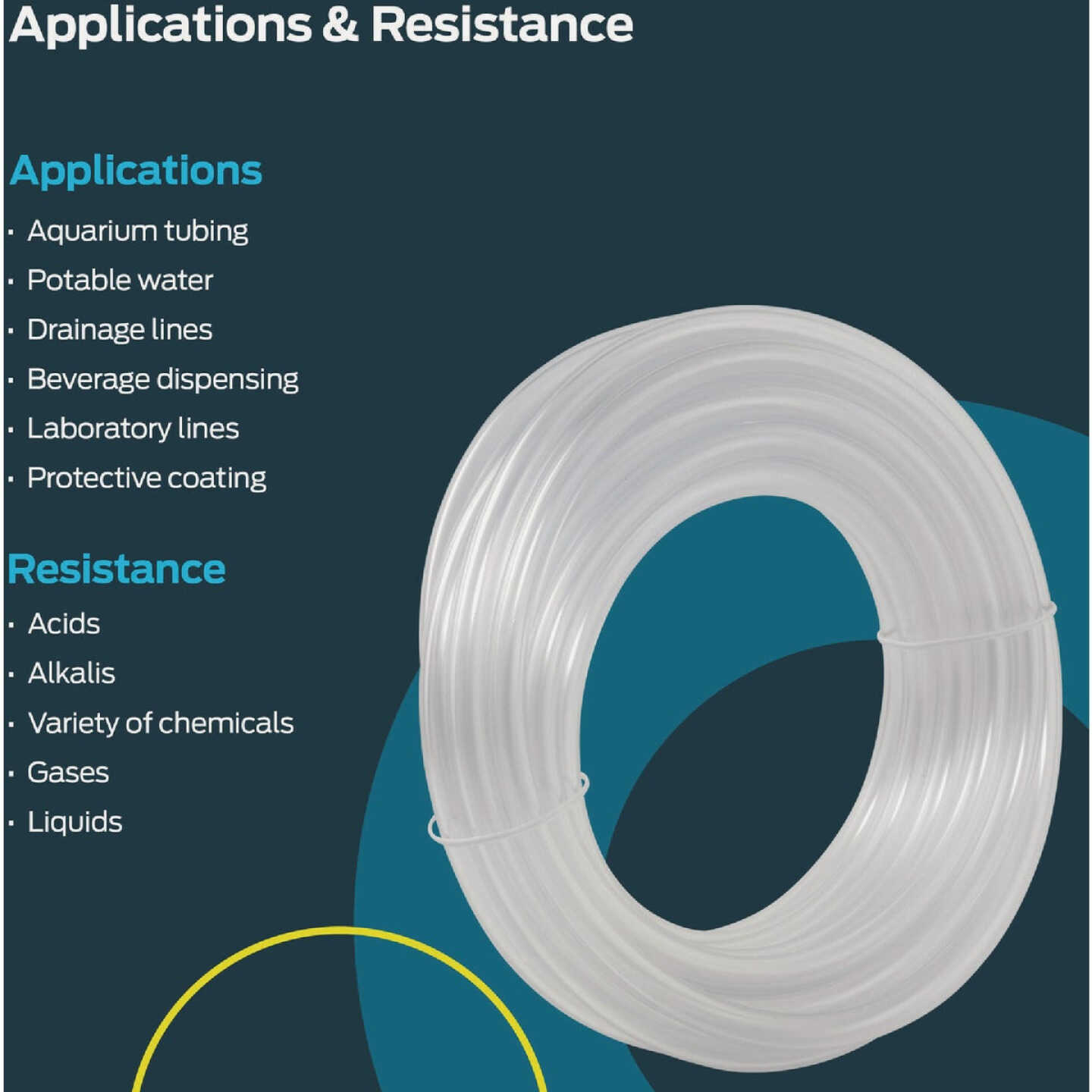 Eastman EZ-Flo 10 Ft. Clear Vinyl Tubing 5/8 In. ID x 3/4 In. OD Image 4
