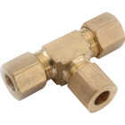Anderson Metals 1/2 In. Compression Brass Tee Image 1