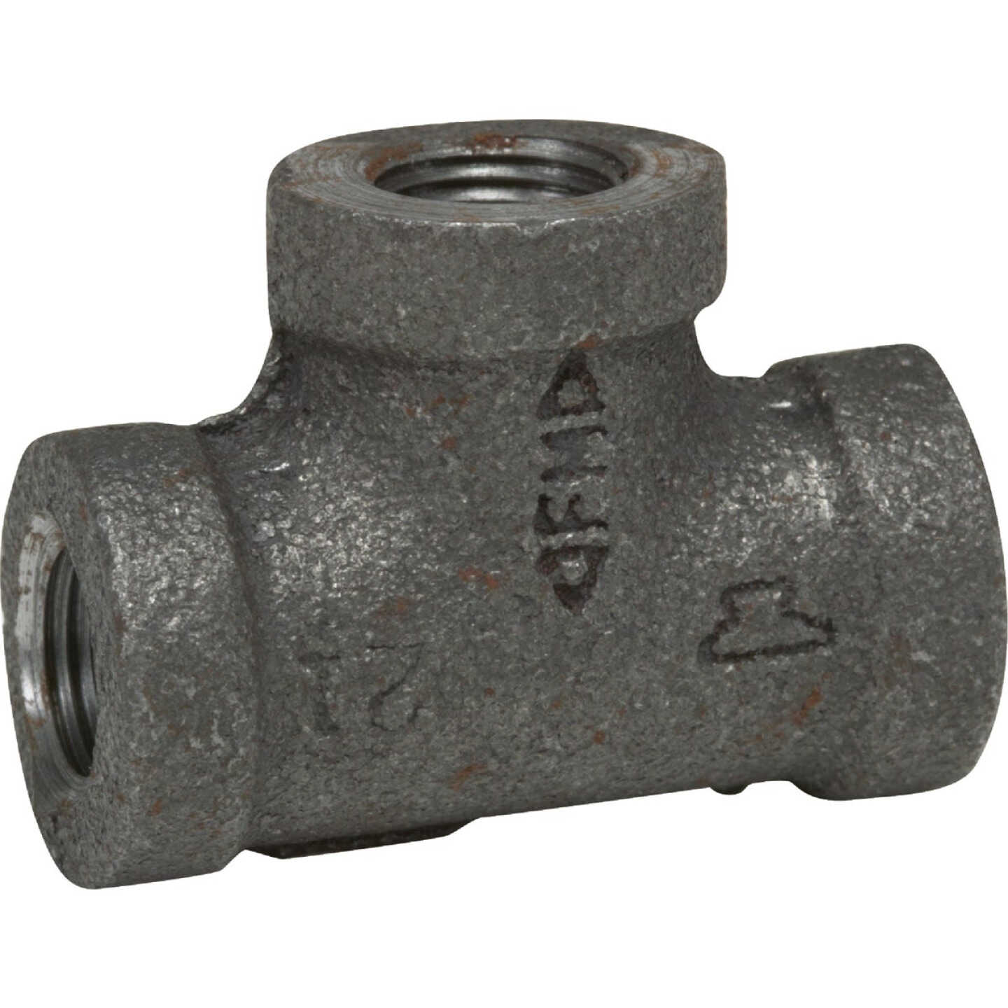Anvil 1/2 In. Standard Malleable Black Iron Tee Image 1