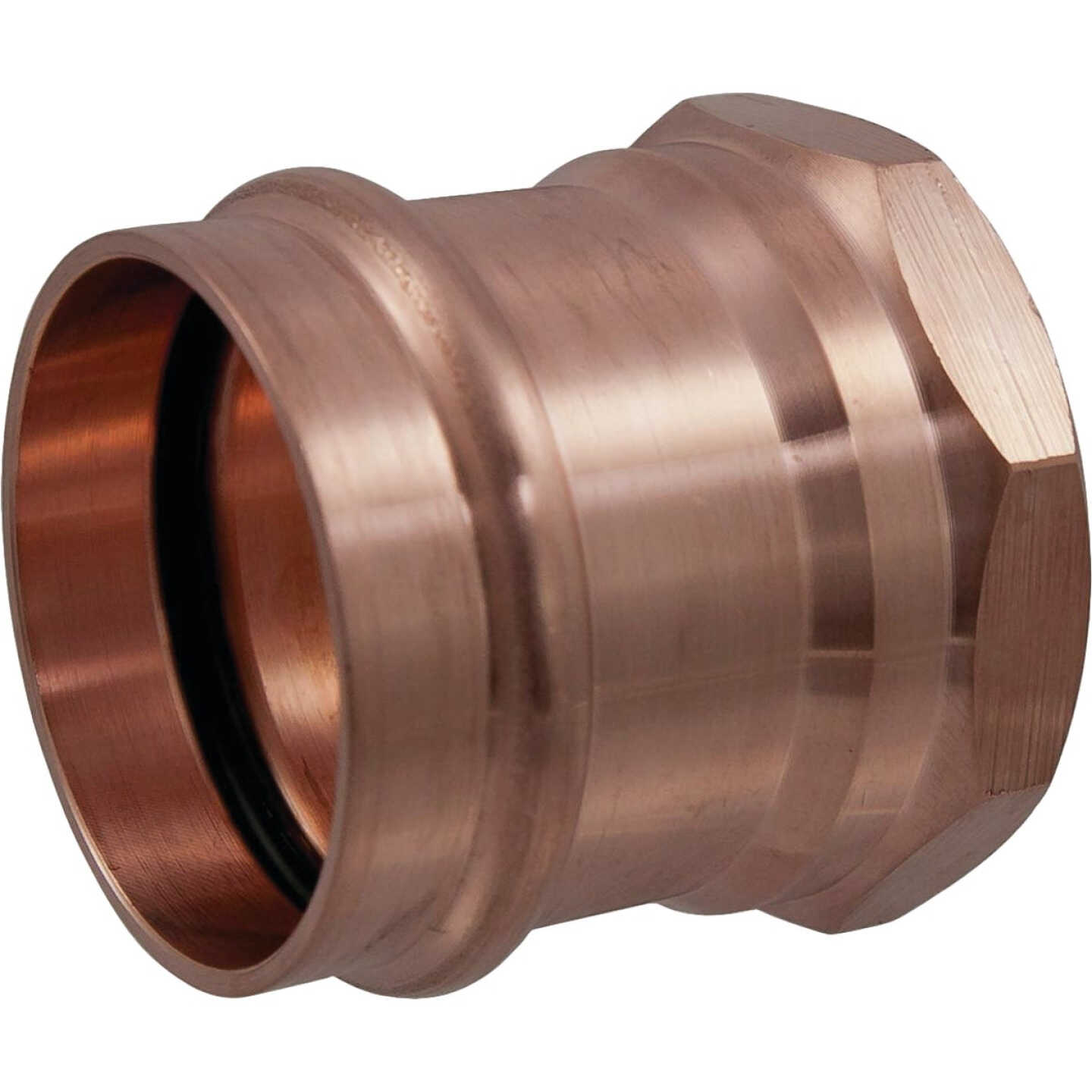 NIBCO 1/2 In. Press x 3/4 In. Female Copper Adapter Image 1