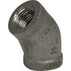 Anvil 2 In. 45 Deg. Malleable Black Iron Elbow (1/8 Bend) Image 1