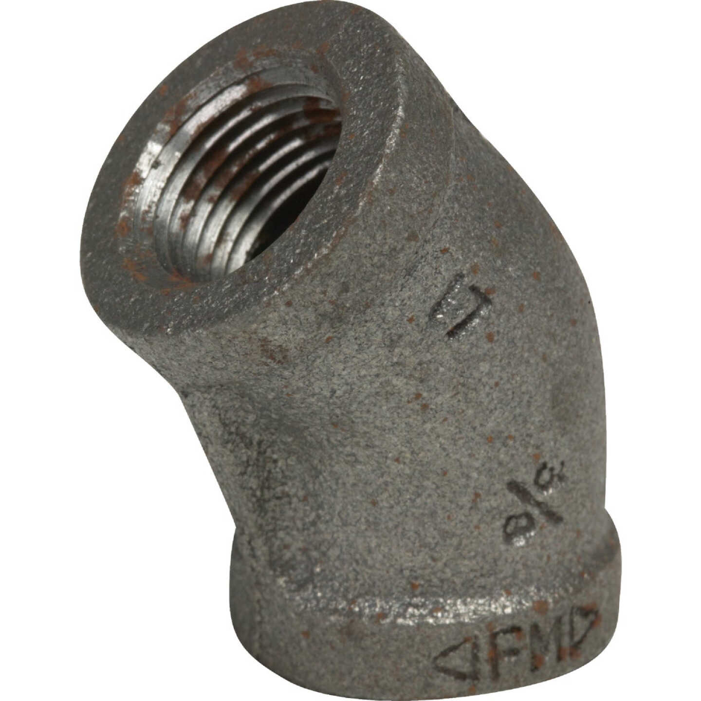 Anvil 2 In. 45 Deg. Malleable Black Iron Elbow (1/8 Bend) Image 1