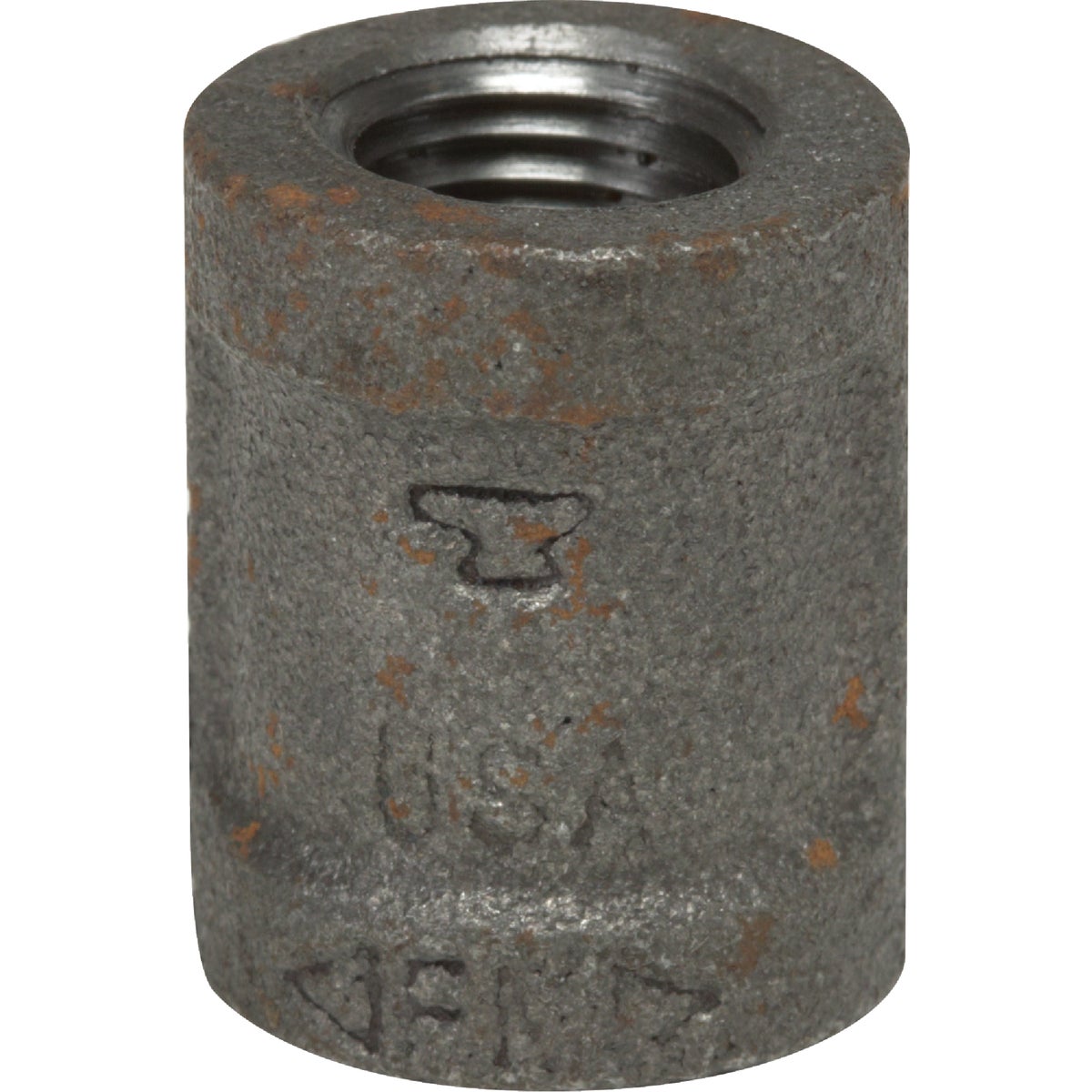 Anvil 1-1/2 In. Malleable Black Iron Standard Merchant Coupling