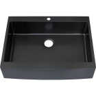Stylebuilt 33 In. x 25 In. x 8 In. Single Bowl Dual Mount Curved Front Apron Farm Kitchen Sink Image 2