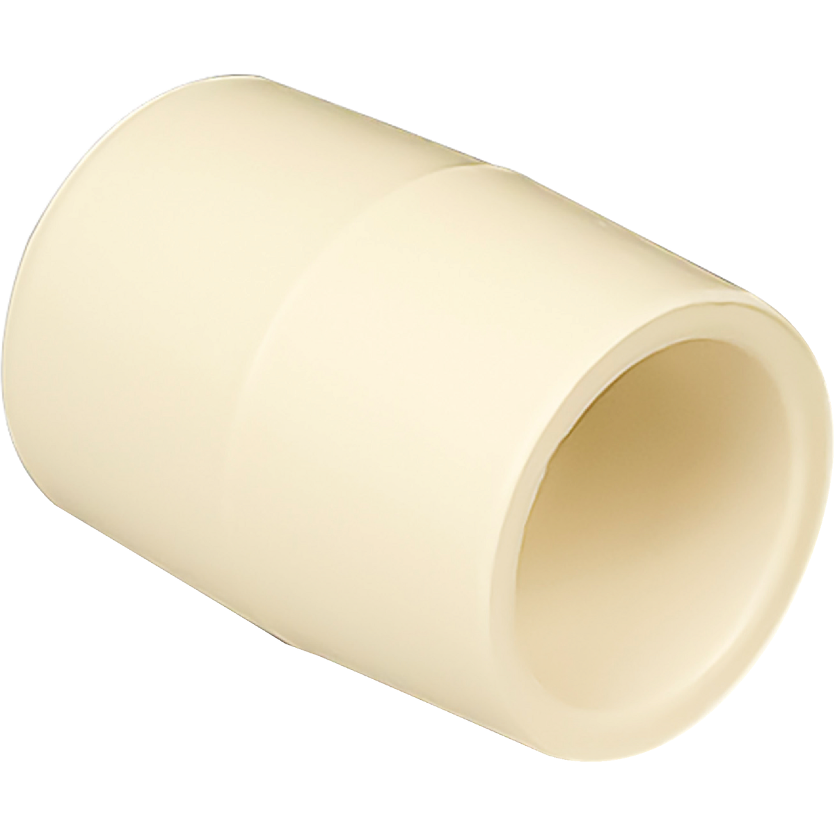 Charlotte Pipe 1/2 In. Solvent Weldable CPVC Coupling with Stop Image 1