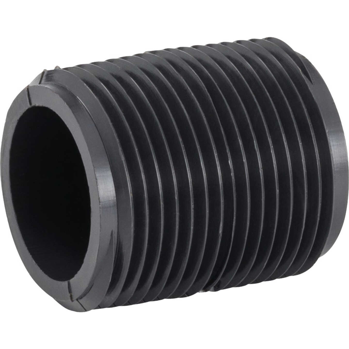 B&K 1/2 In. MIP x Close Schedule 40 Polyethylene Nipple Image 2