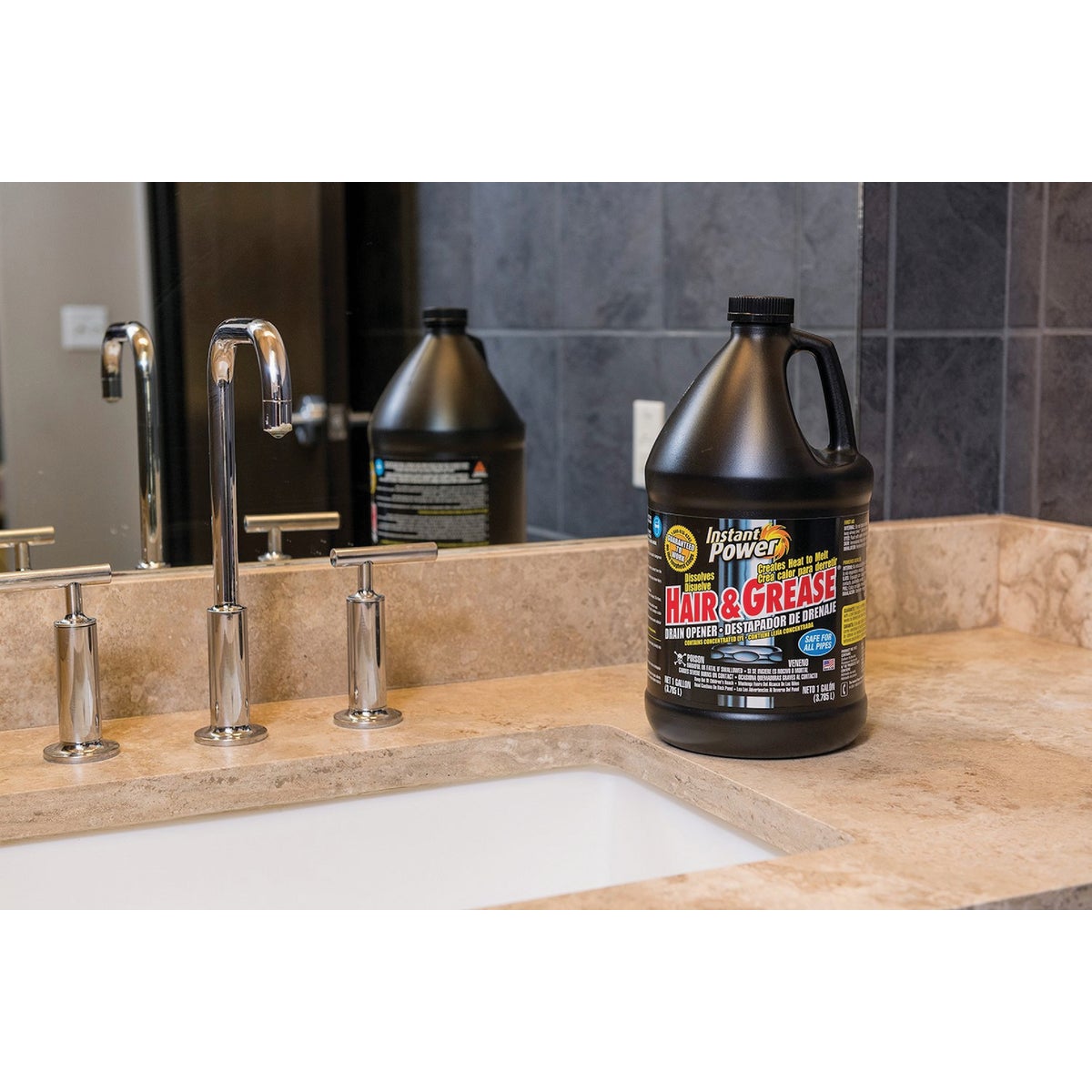 Instant Power Hair & Grease 1 Gal. Liquid Drain Opener Image 5