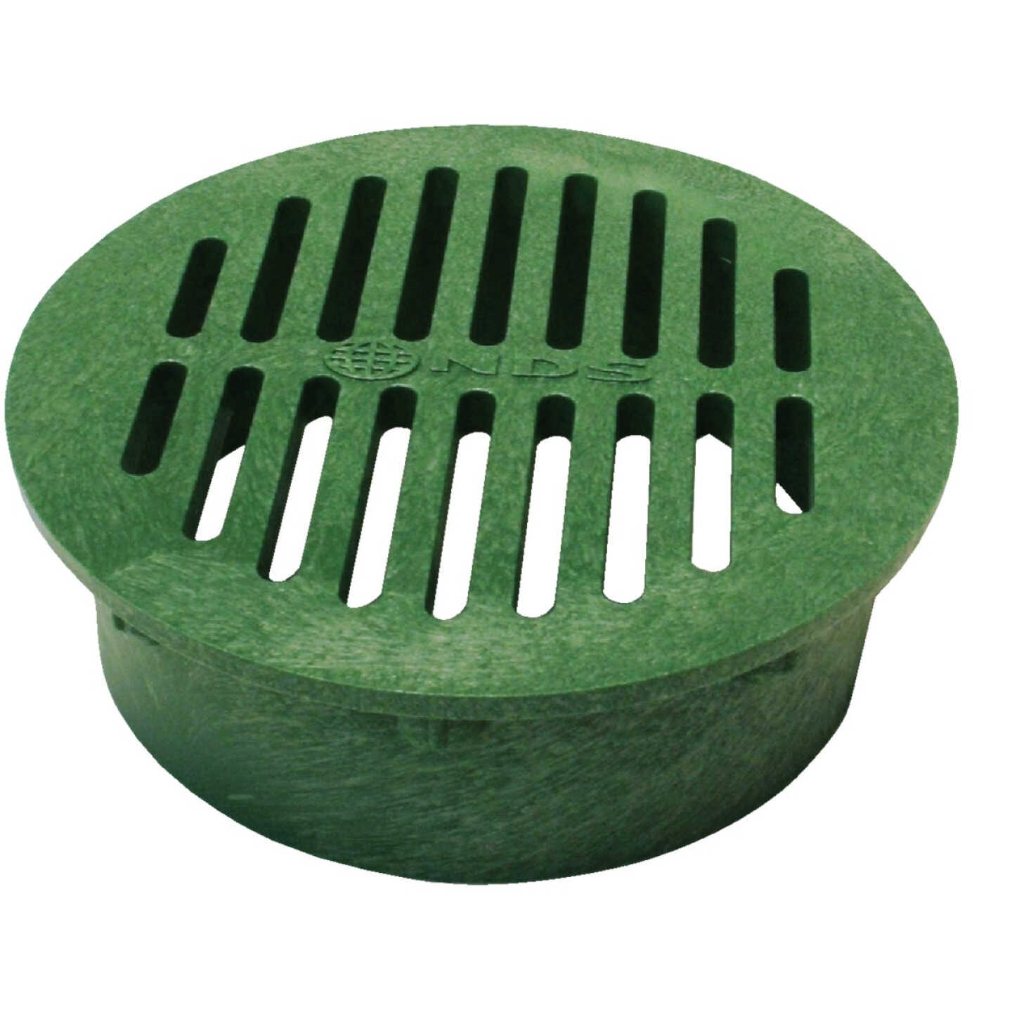 NDS 6 In. Green PVC Round Grate Image 1