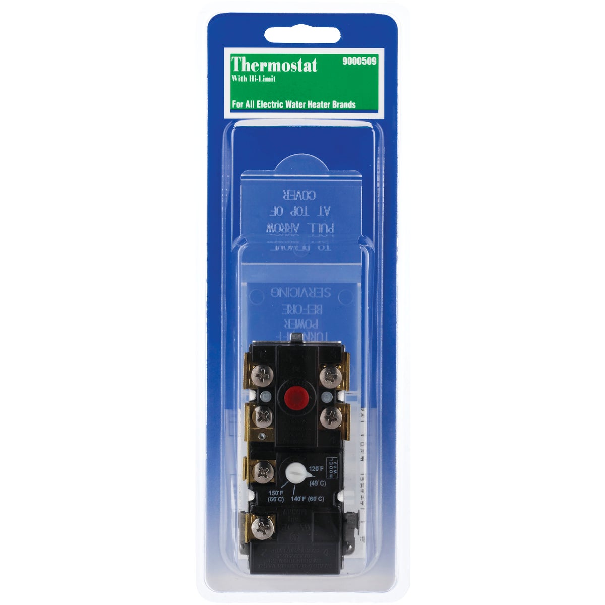 Reliance (WH9-6) Single Element Water Heater Thermostat with E.C.O.  Image 2