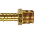 Anderson Metals 1/8 In. Barb x 1/4 In. MPT Brass Hose Adapter Image 1
