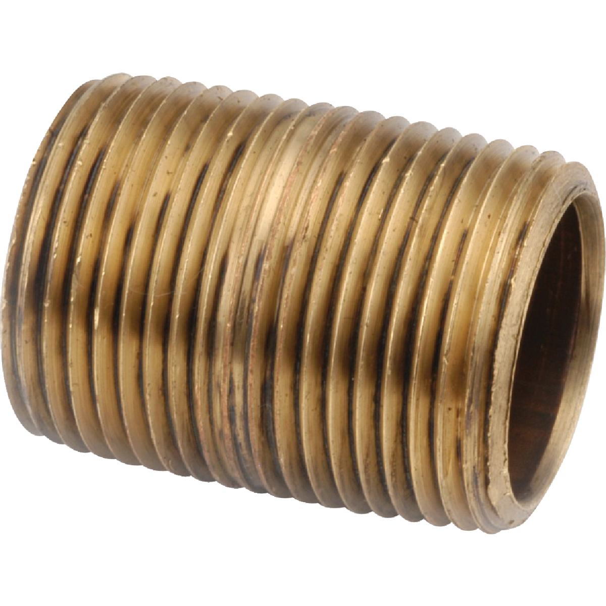 Anderson Metals 1-1/4 In. x Close Red Brass Nipple