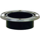 Sioux Chief 3 In. Hub/Inside 4 In. ABS Open Toilet Flange with SS Swivel Ring Image 1