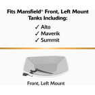 Korky StrongARM Front-Mount Chrome Tank Lever for Mansfield & Other Front-Mount Toilets Image 6