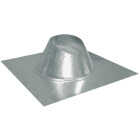 Imperial 5 In. Galvanized Rainproof Roof Pipe Flashing Image 1