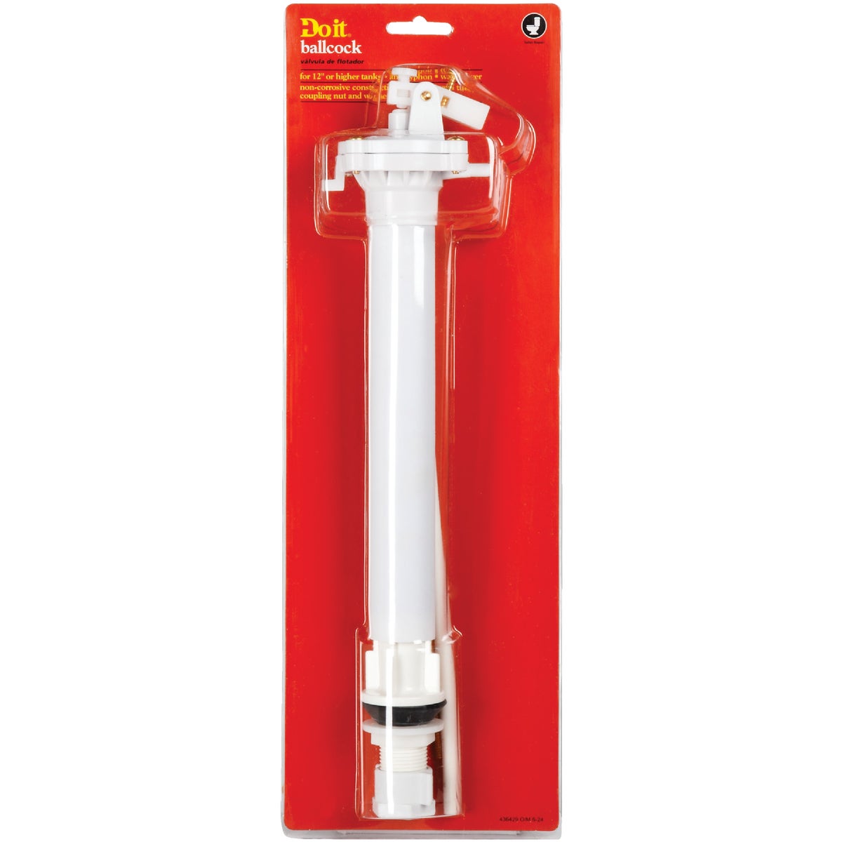 Do it Best 12 In. Plastic Anti-Siphon Ballcock Image 2