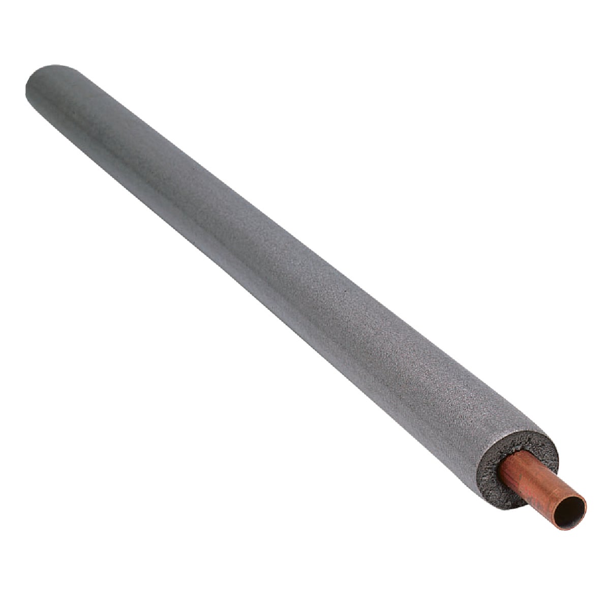 Tundra 1/2 In. Wall Semi-Slit Polyethylene Pipe Insulation Wrap, 1/2 In. x 6 Ft. Fits Pipe Size 1/2 In. Copper / 3/8 In. Iron Image 1