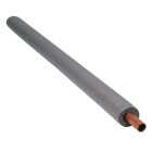 Tundra 1/2 In. Wall Semi-Slit Polyethylene Pipe Insulation Wrap, 1/2 In. x 6 Ft. Fits Pipe Size 1/2 In. Copper / 3/8 In. Iron Image 1