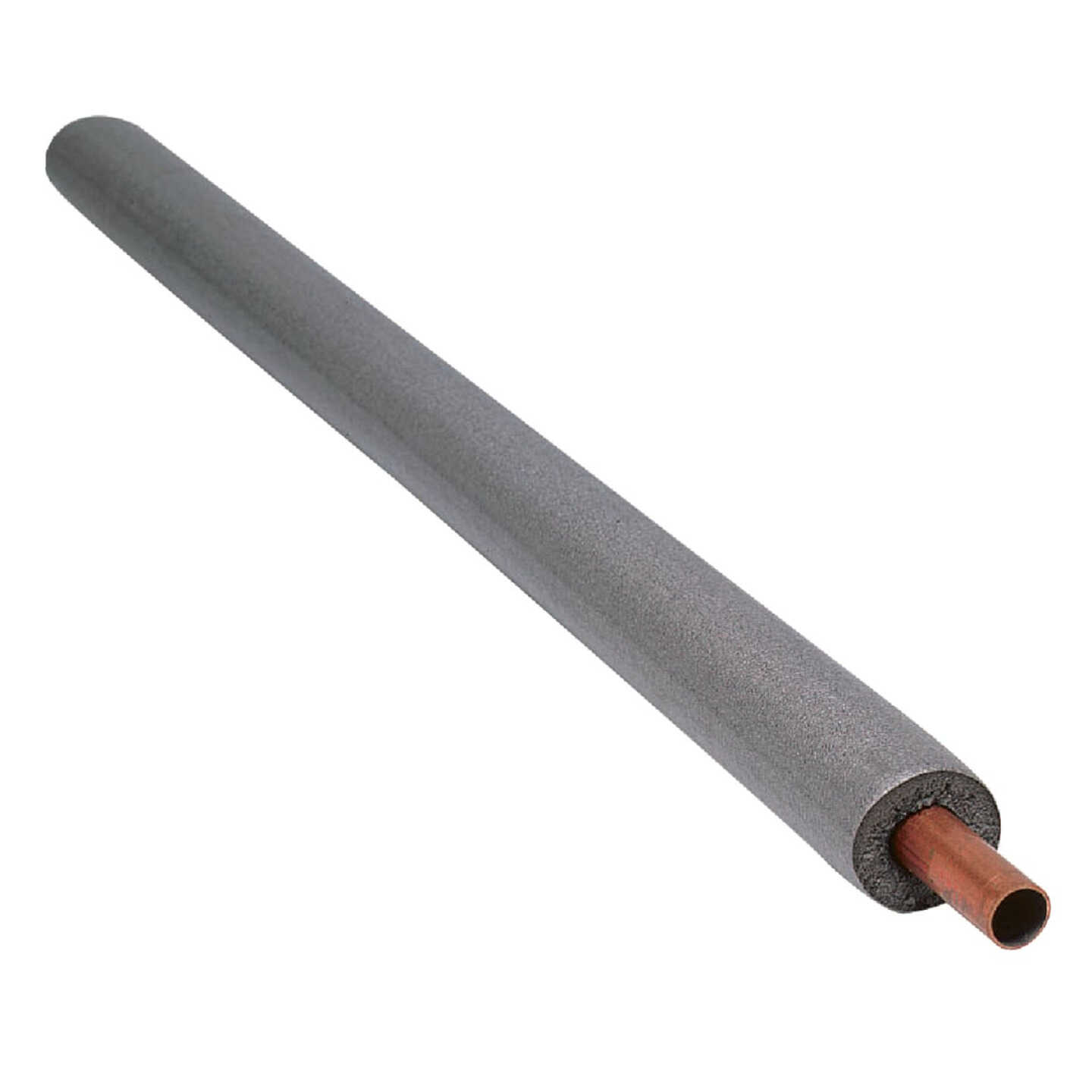 Tundra 1/2 In. Wall Semi-Slit Polyethylene Pipe Insulation Wrap, 1/2 In. x 6 Ft. Fits Pipe Size 1/2 In. Copper / 3/8 In. Iron Image 1
