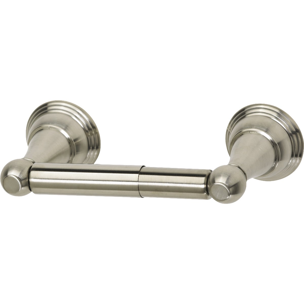 HomePointe Brushed Nickel Vintage Toilet Paper Holder