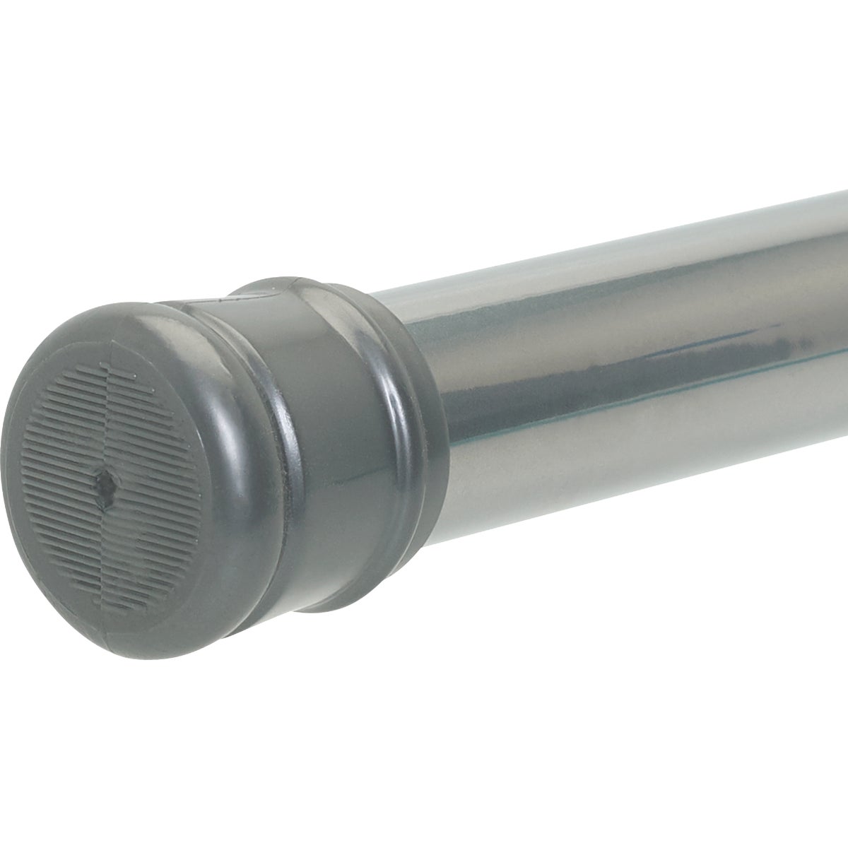 Zenith Zenna Home Straight 34-1/2 In. To 60 In. Adjustable Tension Shower Rod in Chrome Image 3