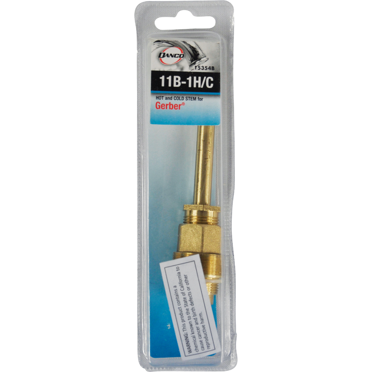 Danco Hot/Cold Water Stem for Gerber Seat Model 75 Image 2