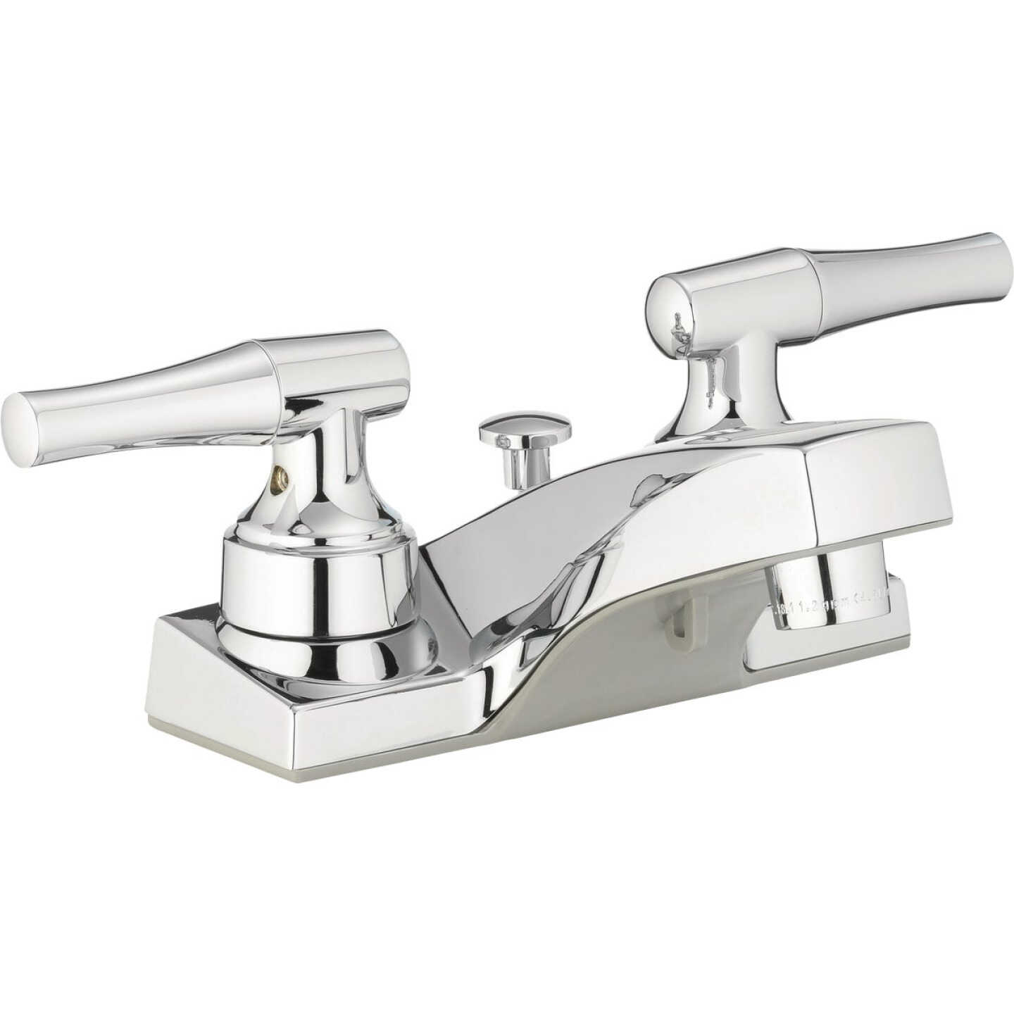 Homepointe, Chrome 2-Handle 4 In. Lavatory Faucet Image 1