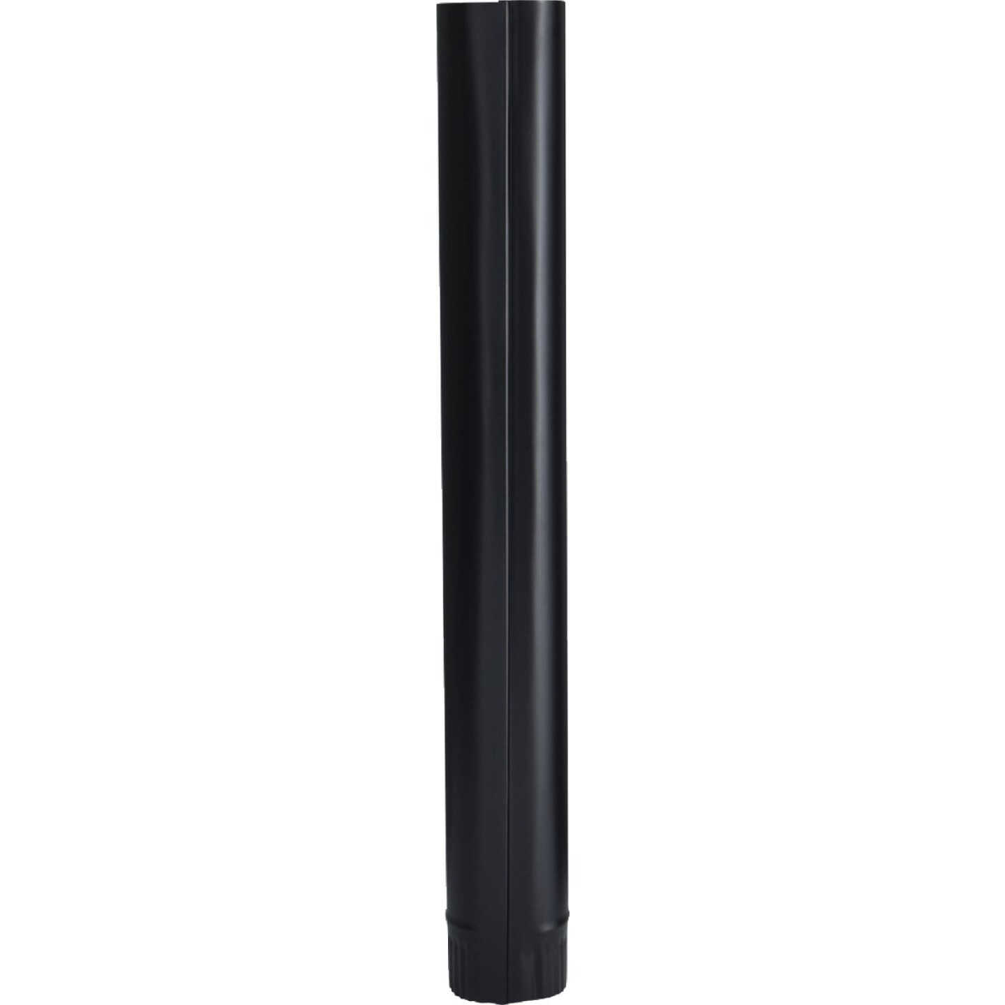 Imperial 28 Ga. 4 In. x 24 In. Black Single-Wall Stove Pipe Image 4