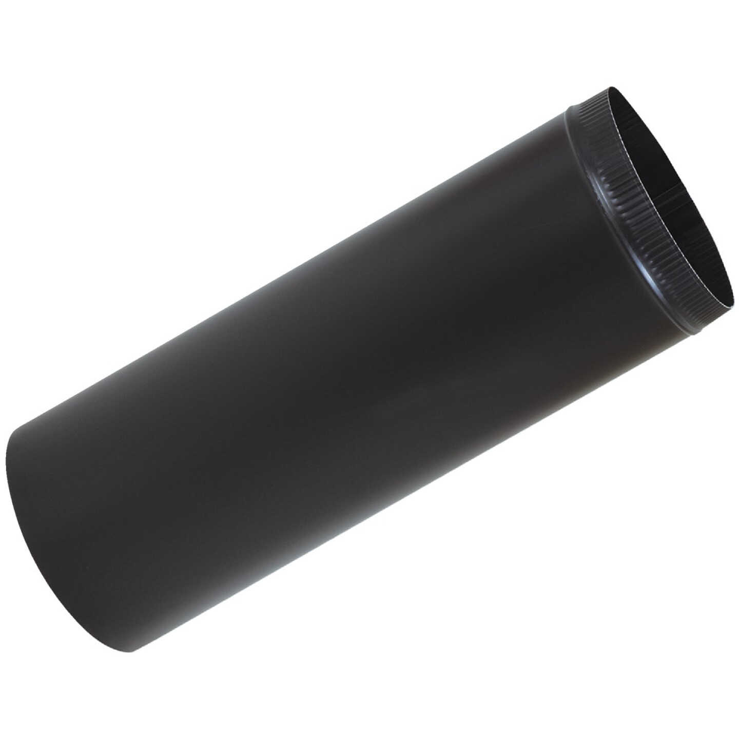 Imperial Snaplock 3 In. x 24 In. 1200 F Black Stove Pipe Image 1