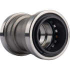 QuickFitting 1 In. Push-to-Connect Stainless Steel Straight Coupling Image 1