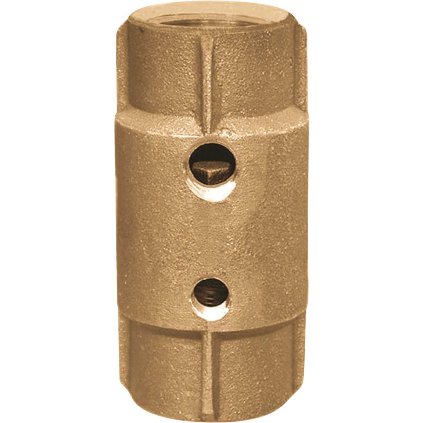 Simmons 1-1/4 In. Silicon Bronze Spring Loaded Check Valve Image 1