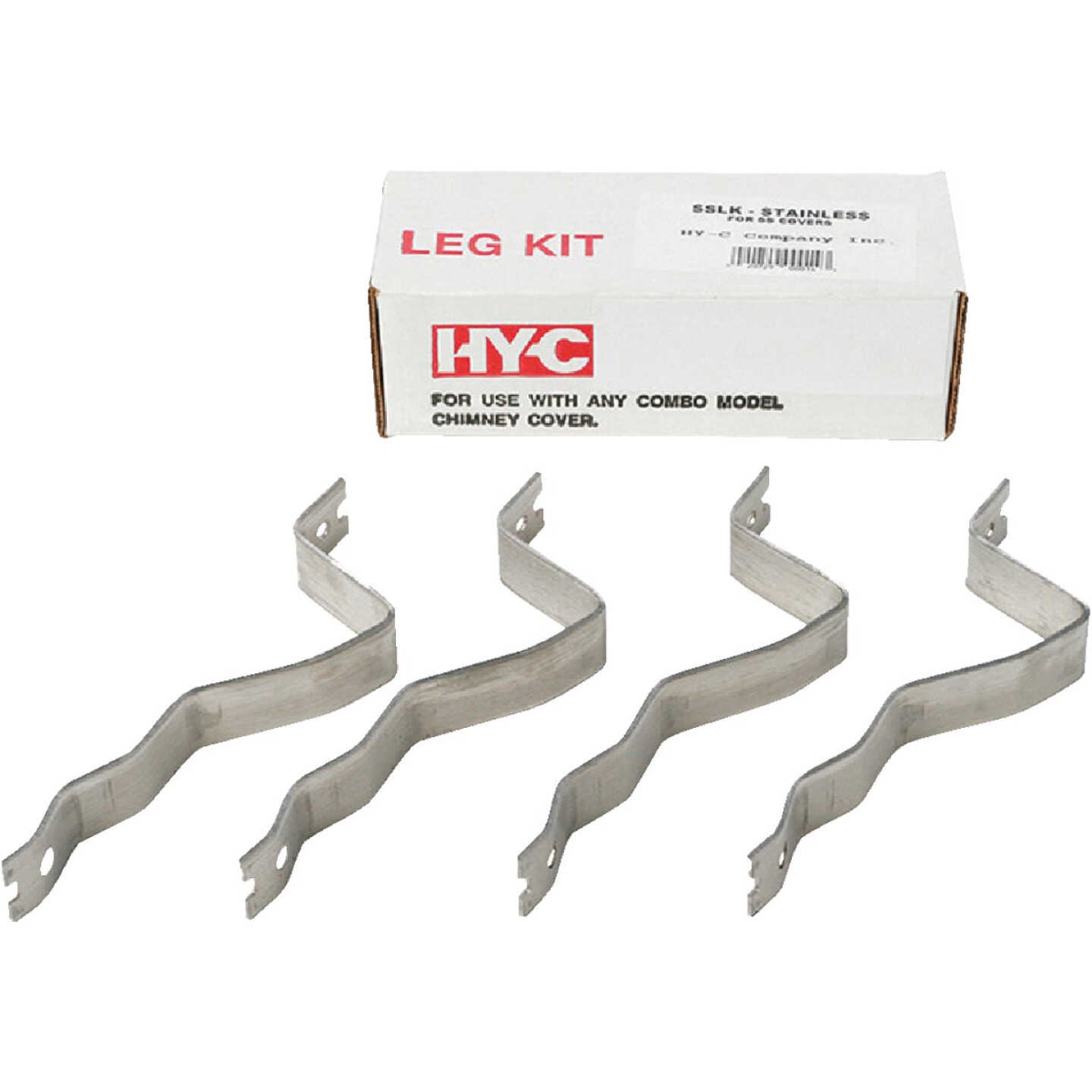 Shelter Stainless Steel Chimney Cap Leg Kit Image 1