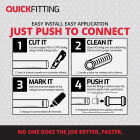 QuickFitting 1 In. Push-to-Connect x 1 In. MNPT Brass Straight Male Adapter Image 2