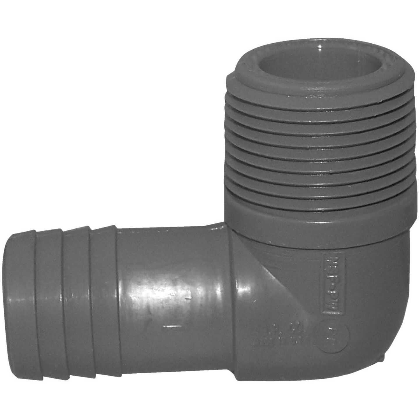 Boshart 1 In. Male 90 Deg. Polypropylene Insert Elbow (1/4 Bend) Image 1