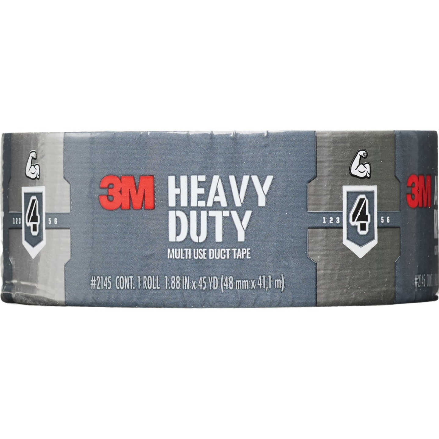 3M 1.88 In. x 45 Yd. Heavy Duty Duct Tape, Gray Image 7