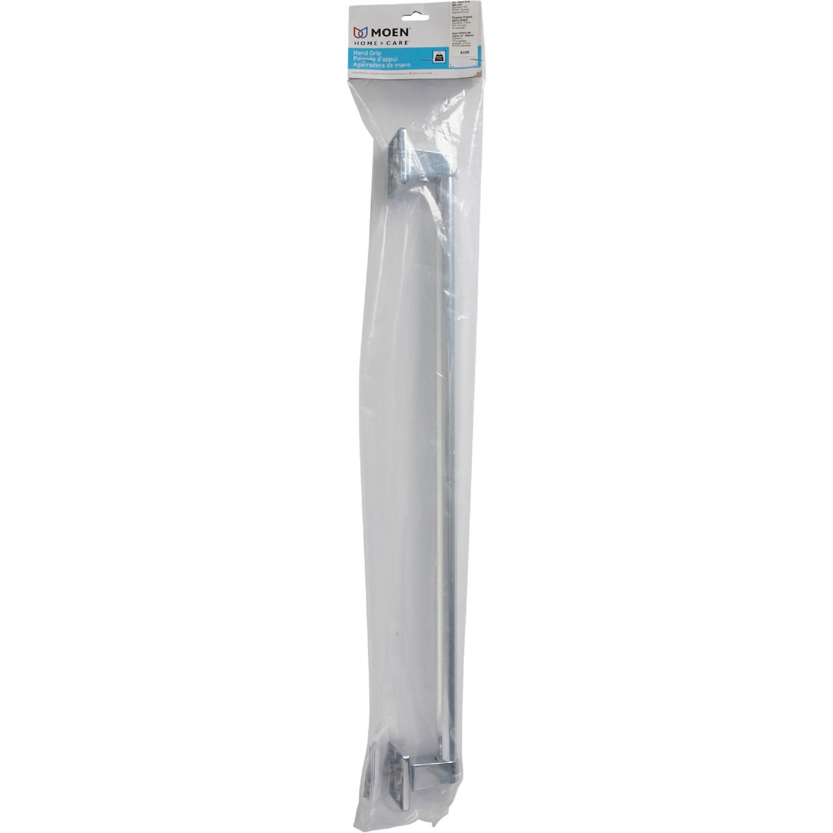 Moen Home Care 24 In. Exposed Screw Grab Bar, Chrome Image 2