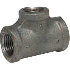 Anvil 1 In. x 1 In. x 1/2 In. Reducing Malleable Black Iron Tee Image 1