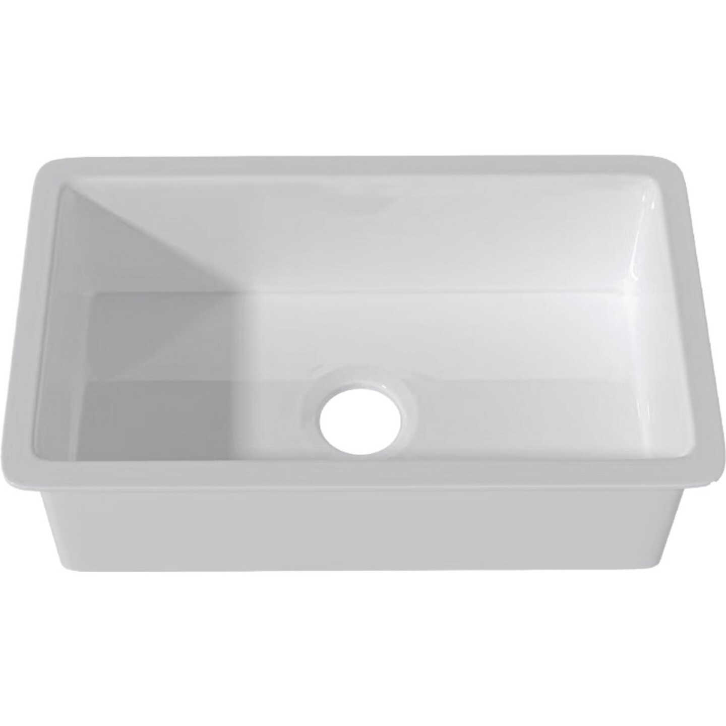 Common Goods 33 In. x 20 In. x 10 In. Single Bowl Flat Front Kitchen Sink Image 2