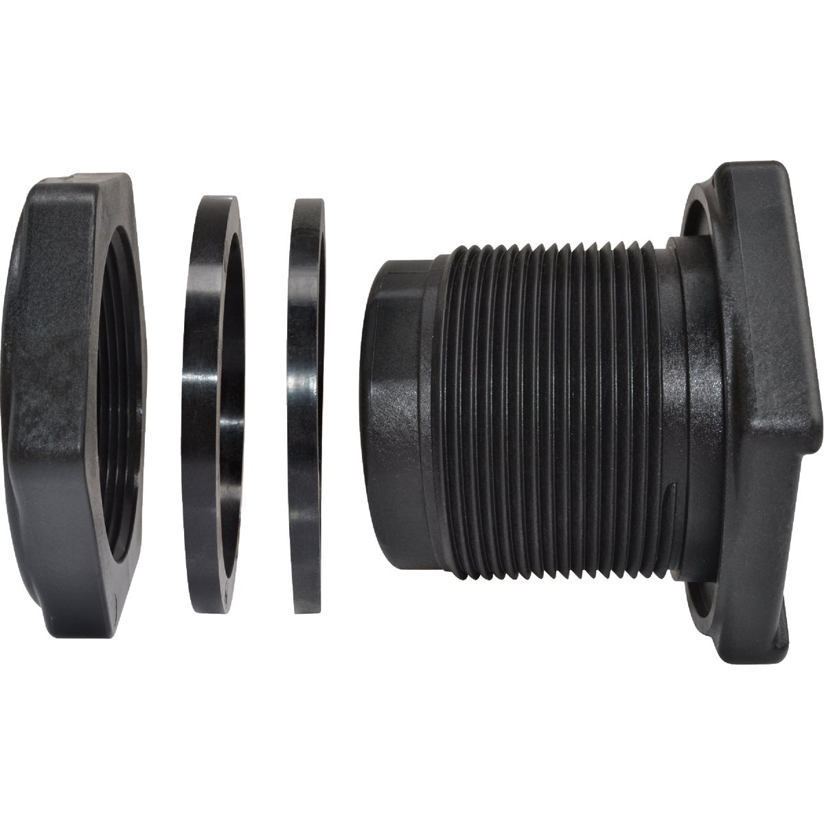 Abbott 2 In. Polypropylene Bulkhead Fitting Image 2