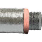 Imperial 6 In. I.D. x 25 Ft. R6.0 Silver Jacket Flexible Insulated Ducting Image 2