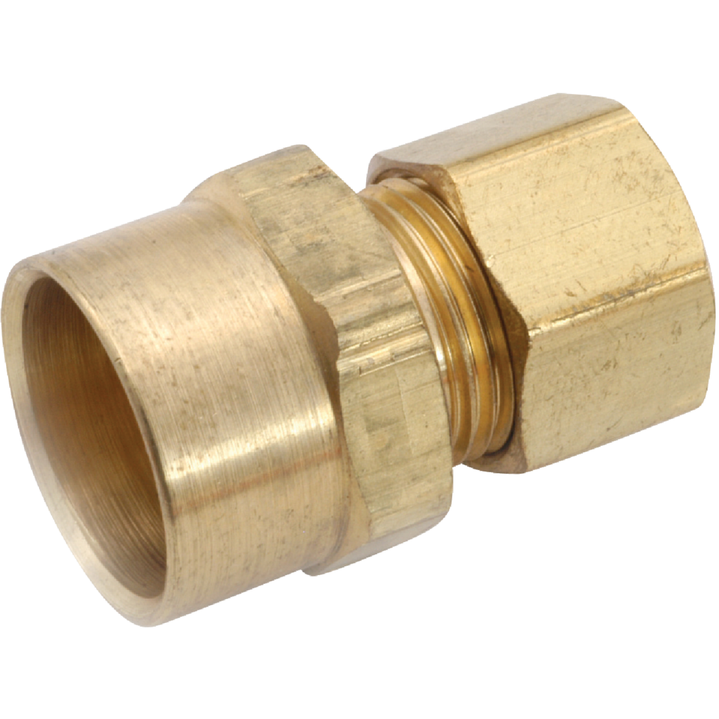 Anderson Metals 5/8 In. x 3/8 In. Brass Sweat Adapter Image 1