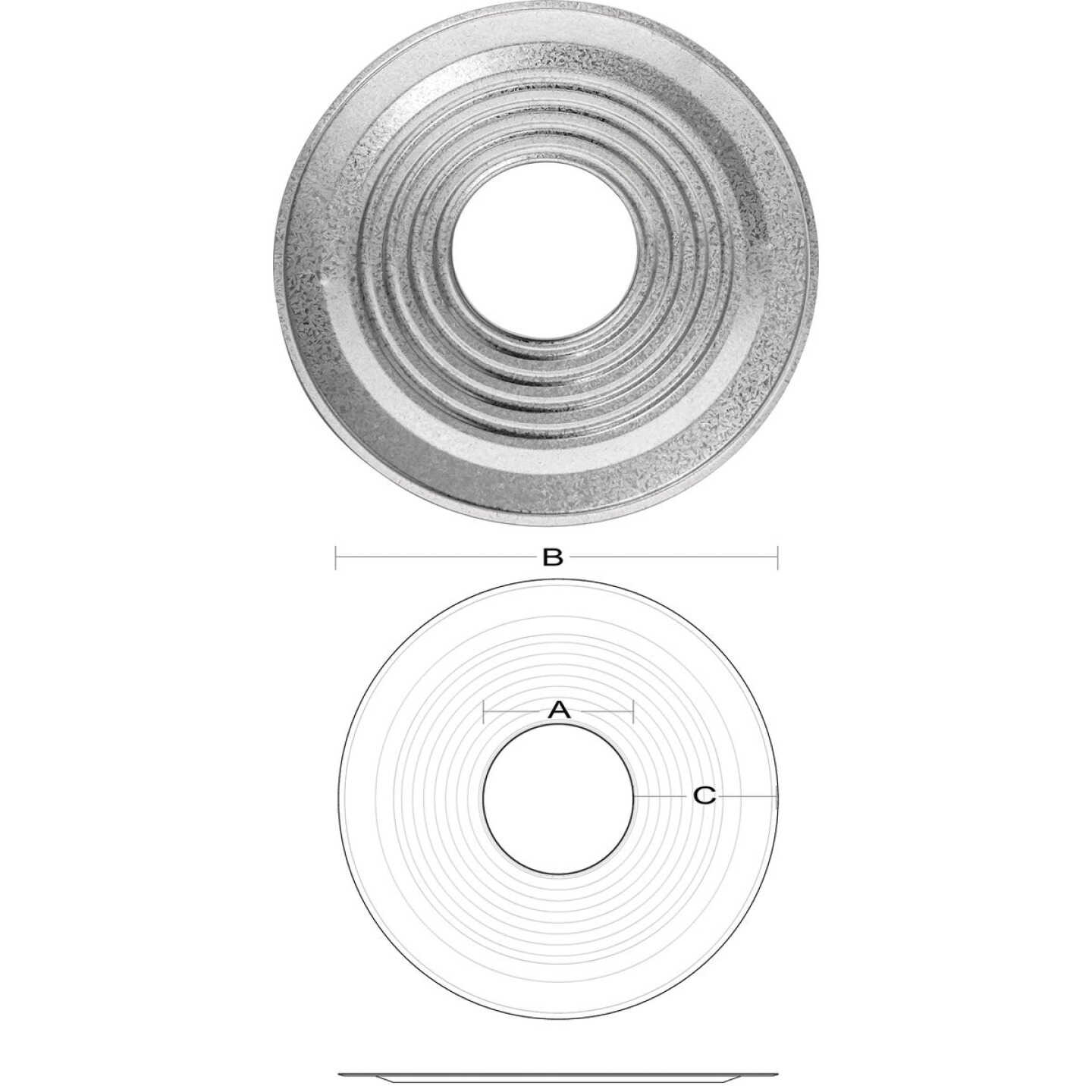 SELKIRK RV 5 In. x 5-3/4 In. x 10-1/2 In. Gas Vent Collar Image 1