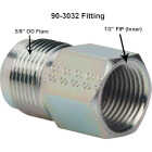 Dormont 5/8 In. OD Male Flare x 1/2 In. FIP Zinc-Plated Carbon Steel Adapter Gas Fitting, Bulk Image 1