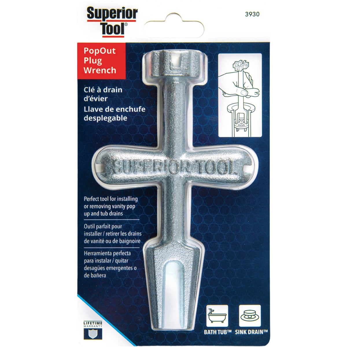 Superior Tool PopOut Plug Wrench Image 2