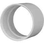 Charlotte Pipe 4 In. Hub Schedule 40 DWV PVC Coupling Image 1