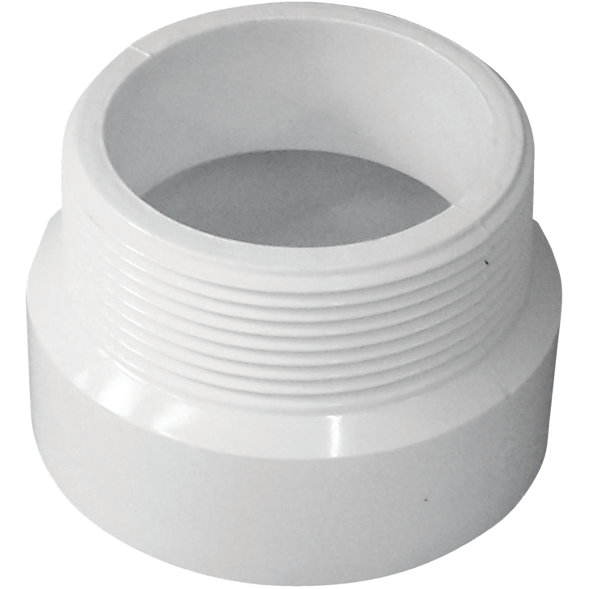 Charlotte Pipe 2 In. Hub x 2 In. MIP Schedule 40 DWV PVC Adapter