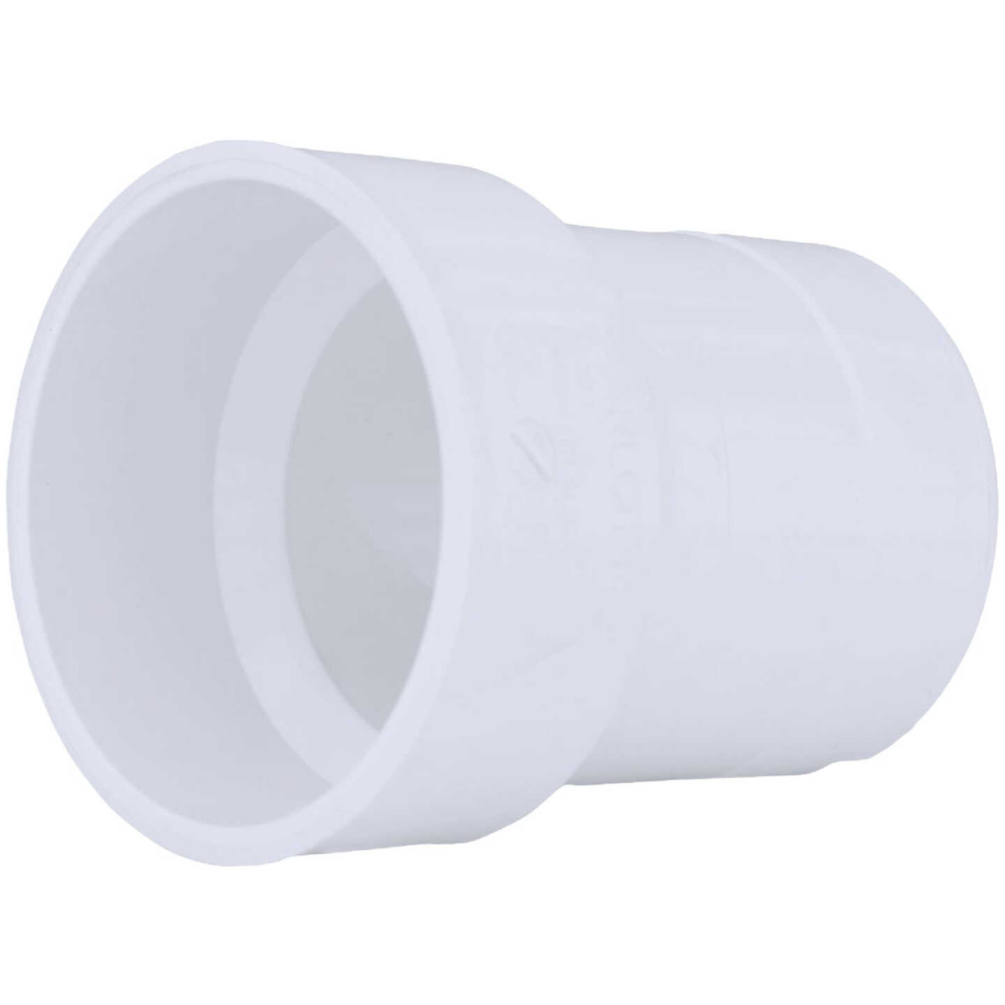 Charlotte Pipe 4 In. CI Spigot x 4 In. DWV Hub Schedule 40 PVC Adapter Image 1