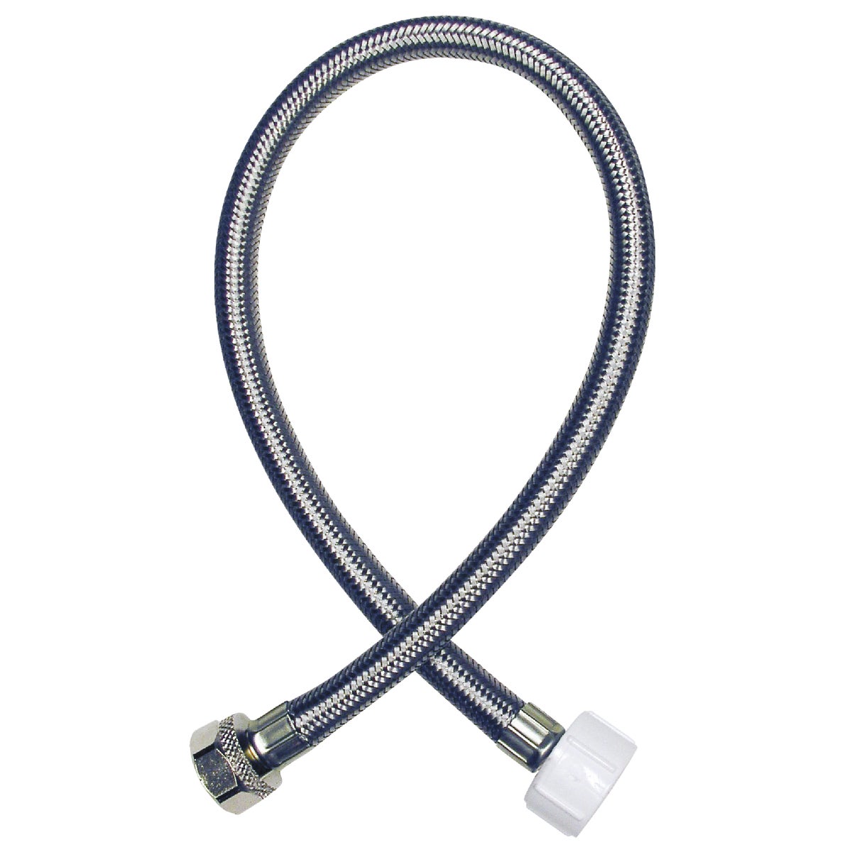ProLine 1/2 In. FL x 7/8 In. BC x 12 In. Braided Stainless Steel Toilet Supply Line