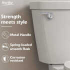 Korky StrongARM Universal Chrome Tank Lever with Wave Style Handle Image 2