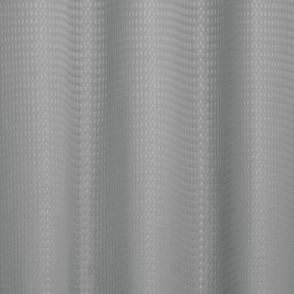 Zenna Home 70 In. x 72 In. Steel Gray Luxury Spa Waffle Shower Curtain Image 4