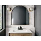 Moen Banbury 2-Handle Lever Low Arc Centerset Bathroom Faucet, Matte Black Image 4